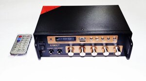 Підсилювач звуку UKC SN-222BT FM USB Блютуз + Караоке