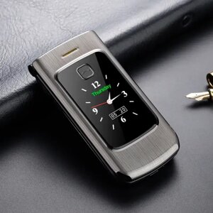 Мобільний телефон розкладачка Yeemi K21 (Tkexun F18) срібло з чорним