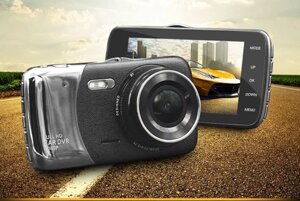 Відеореєстратор HD IR Нічна Зйомка дві камери Car Cam DV460, нічний бачення