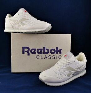 Чоловічі Кросівки Reebok Classic Білі Рибок (розміри: 44,45,46) Відео Огляд