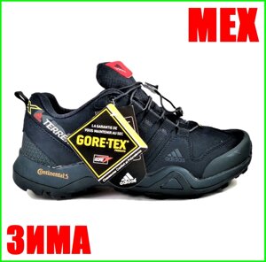 Зимові Кросівки ADIDAS TERREX SWIFT з ХУТРОМ Сині Чоловічі Адідас (розміри: 44) Відео Огляд