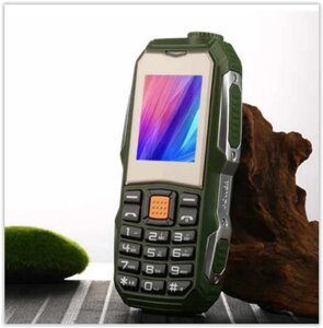Захищений Мобільний телефон Lend Rover F88 зелений Акумулятор 3800mA! Водостійкий, ударостійким англійською