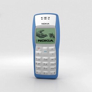 Мобільний телефон Nokia 1100 кнопковий блакитний