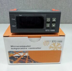 Світлодіодний цифровий регулятор температури STC-1000 110V-220VAC 10A Термостат із двома релейними виходами
