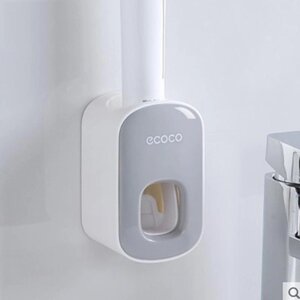 Дозатор для зубної пасти, автоматичний диспенсер ecoco сірий