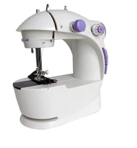 Мінішвейна машинка з підсвіткою Sewing Machine 201 4 в 1 з педаллю