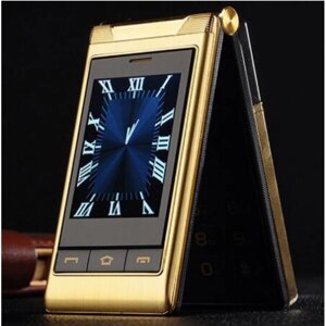 Мобільний телефон розкладачка Tkexun G10 gold