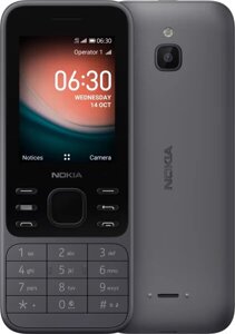 Мобільний телефон NOKIA 6300 темно-сірий 2 SIM 2 Мп