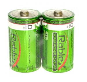 Батарейка Rablex Alkaline 1.5 V R20 P (D) бочок