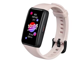 Фітнес-браслет Huawei Honor Band 6 Beige рожевий пульсометр, крокомір, моніторинг серцево ритму, SpO2