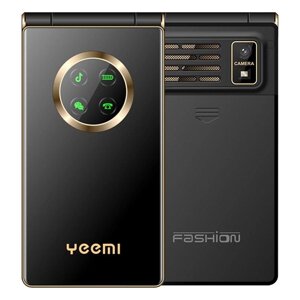 Мобільний телефон із великими кнопками Yeemi M3-1 1800 Мач 2G 2 сім-карти з ліхтариком