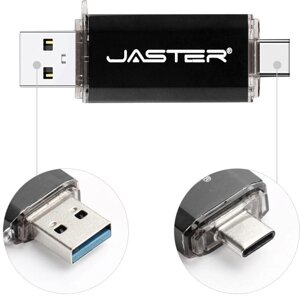 Двостороня флешка USB + Type-C Jaster флешка 64GB