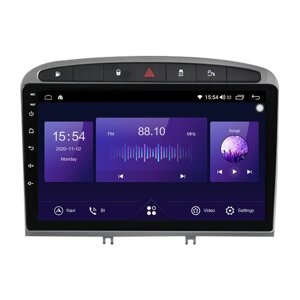 Автомобільний DVD-плеєр Mekede Android 10 8-ядерний процесор для Peugeot 408 2010-2016 QLED Екран RDS Carplay