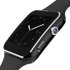 Годинники Smart Watch Phone X6 Black слоти під Сім карта + флешка