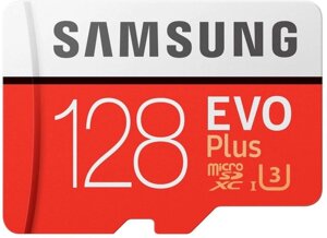 Карта пам'яті 128 Гб Samsung Evo Plus Class 10 UHS-I microSDXC U3