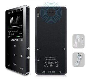 MP3 Плеєр Mahdi M320 16Gb, 80 годин роботи без підзарядки, Bluetooth, чорний