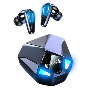 Бездротові навушники bluetooth Ігрові TWS X6 Gaming Type-C з шумом, сенсорним керуванням