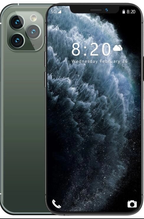 Смартфон X20pro зелений на Android 6,5-дюймовий екран. 8&#039;256GB - гарантія