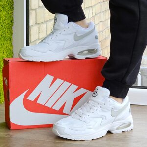 Чоловічі Білі Кросівки N! ke 90 Air Max 2 Шкіряні Найки для бігу (розміри: 42,43,44) Відео Огляд