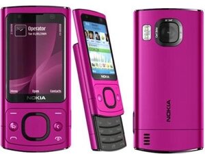 Телефон-слайдер Nokia 6700s Рожевий 3G English