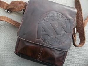 Чоловіча сумка-планшетка бренд Always Wild (коричневий)