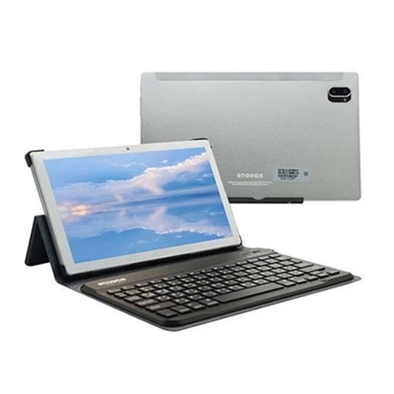 Планшет ATOUCH X19 + чохол — клавіатура 10,1-дюймовий Android 12,0 дві SIM-карти, 6 ГБ + ПЗП 256 ГБ, білий від компанії Магазин "Astoria-gold" - фото 1