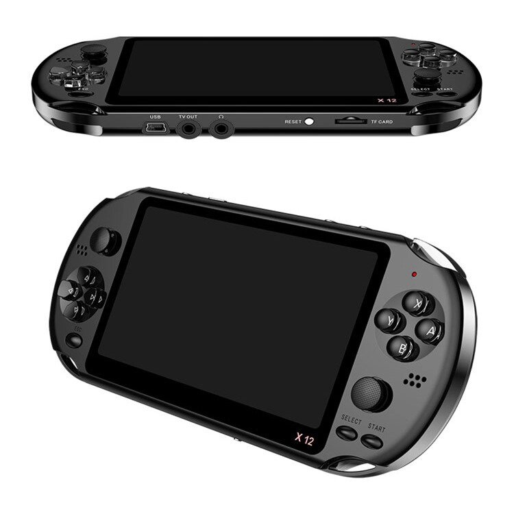 Портативна ігрова консоль PSP X12 з подвійним джойстиком великий 5,1" екран від компанії Магазин "Astoria-gold" - фото 1