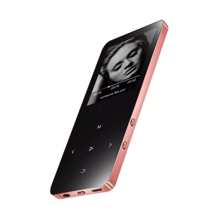 Портативний бездротовий плеєр MP3 MP4 16 GB 1,8-дюймовий сенсорний екран металевий с функцией запоминания від компанії Магазин "Astoria-gold" - фото 1