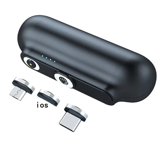 Портативний зарядний пристрій міні Power Bank 2600 мА·год Micro USB Type C iOs для мобільного телефона від компанії Магазин "Astoria-gold" - фото 1