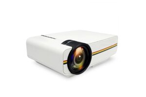 Проектор мультімедійній з дінаміком Led Projector LEJIADA YG400 яскравість 800 Лм, виходи: порт USB,