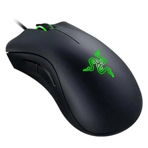 Дротова ігрова миша Razer Deathadder Essential, оптичний датчик, 5 незалежних кнопок для ноутбука, ПК