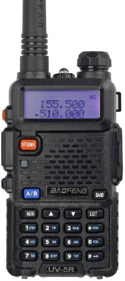 Рація BaoFeng UV-5R Dual Band Two Way чорне Black від компанії Магазин "Astoria-gold" - фото 1