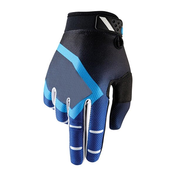 Рукавички велосипедні закриті, спортивні рукавички для їзди сині від компанії Магазин "Astoria-gold" - фото 1