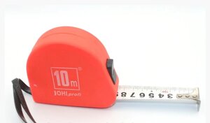 Рулетка вимірювальна Jobi 10 м пластик