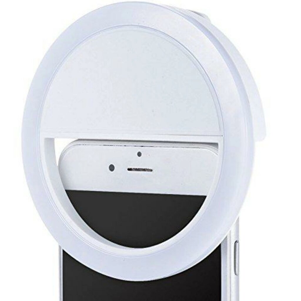 Селфі кільце для телефона SG11 з акумулятором біле від компанії Магазин "Astoria-gold" - фото 1