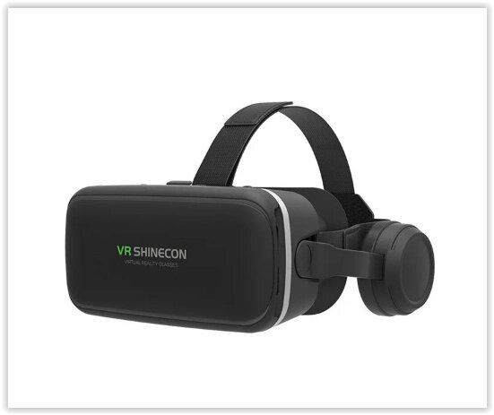 Шолом VR Окуляри Shinecon SC-G04E Black віртуальна реальність з навушниками від компанії Магазин "Astoria-gold" - фото 1
