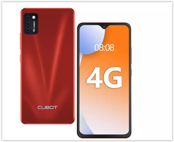 Смартфон Cubot Note 7 Android 10 face id і сканер відбитка 3100 мАг Батарея червоний від компанії Магазин "Astoria-gold" - фото 1