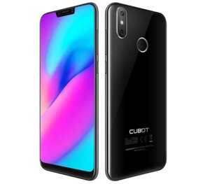 Смартфон Cubot P20 black оригінал подвійна камера 20 і 2 Mp Екран 6.18 "