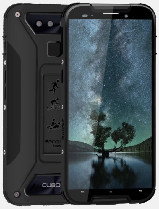 Смартфон Cubot Quest Lite black IP68, 3/32 Gb, 5 ", Helio A22, 3G, 4G, NFC від компанії Магазин "Astoria-gold" - фото 1