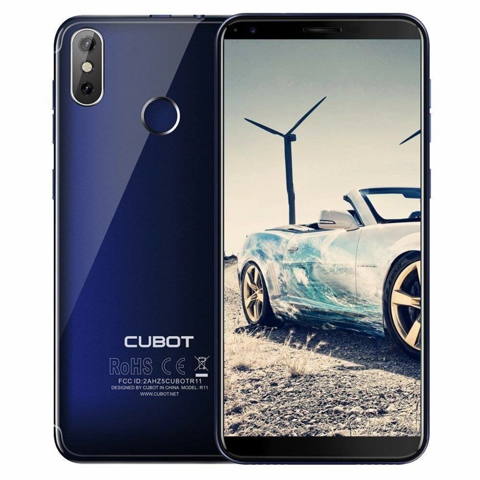 Смартфон Cubot R11 blue оригінал подвійна камера 13 і 2Мп Селфі камера 8Мп від компанії Магазин "Astoria-gold" - фото 1