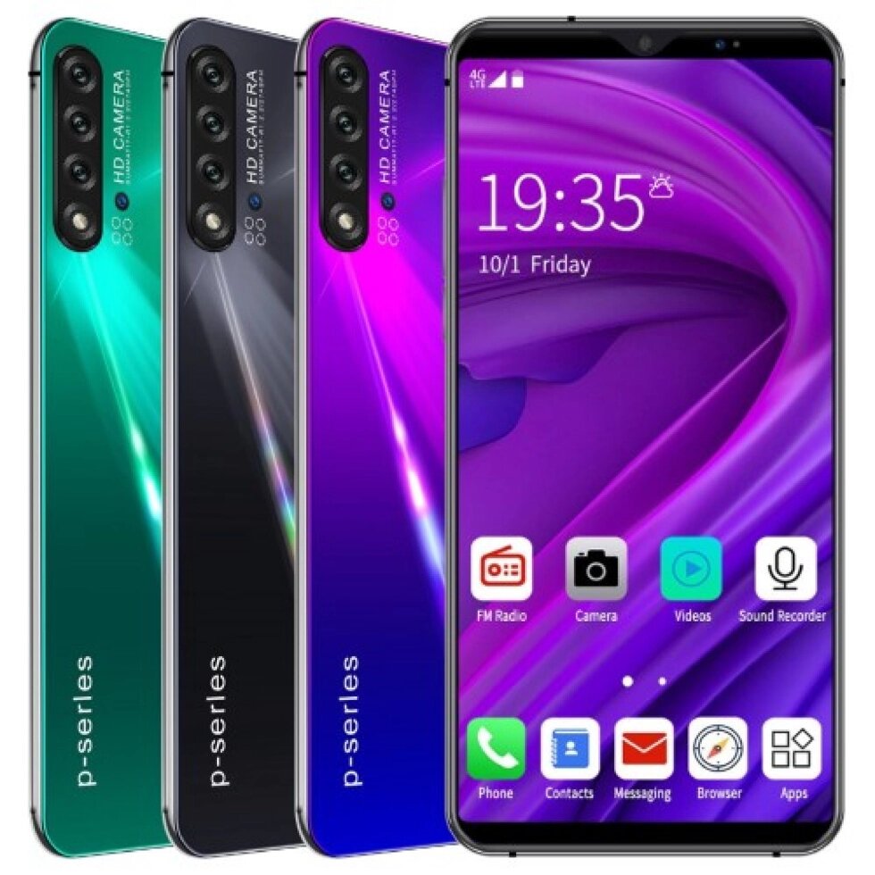 Смартфон Nowa 5 Pro 4/128 ГБ 6,3-дюймовий HD-екран чорний від компанії Магазин "Astoria-gold" - фото 1