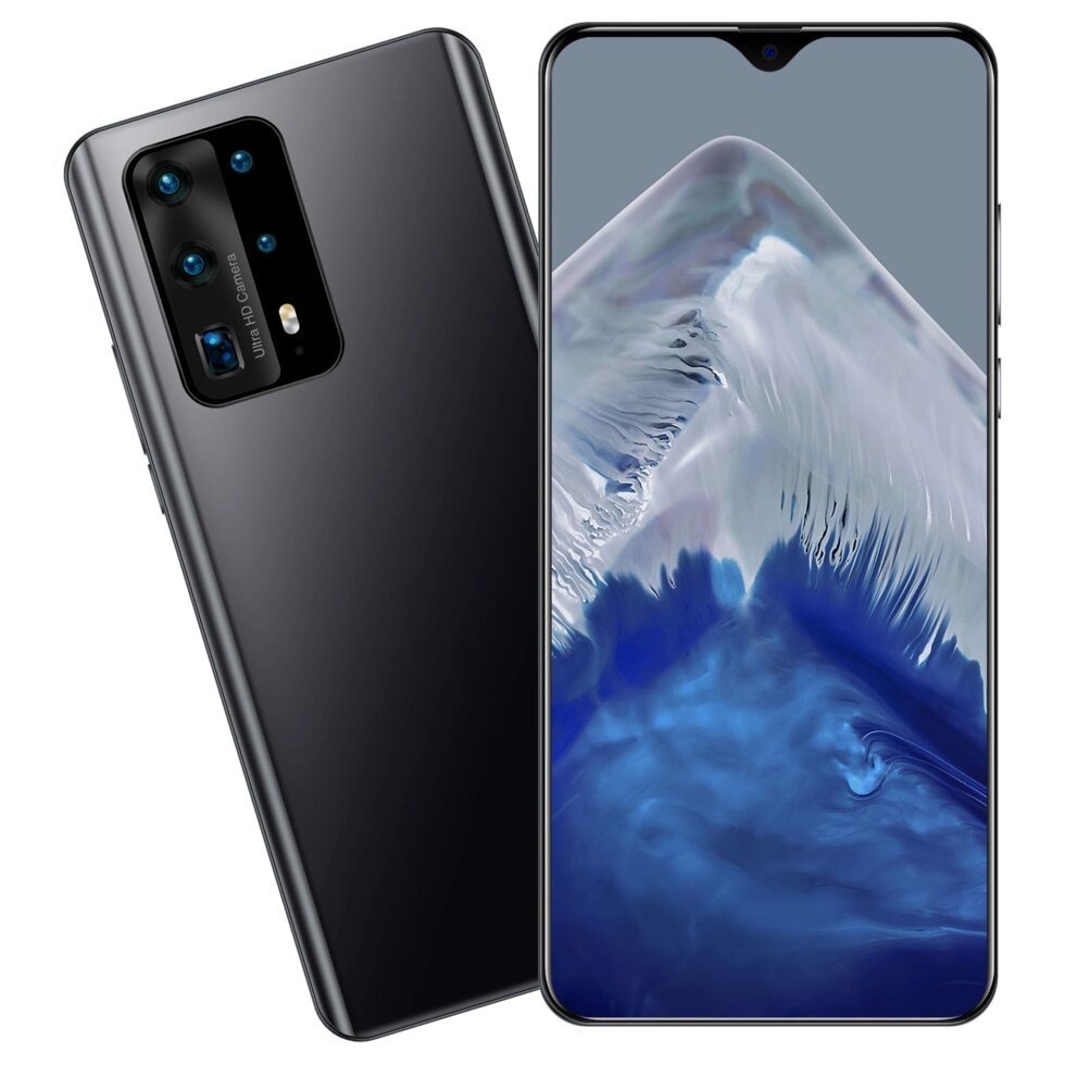 Смартфон P40 Pro Dual Sim Black на Android з 7,5-дюймовим екраном від компанії Магазин "Astoria-gold" - фото 1