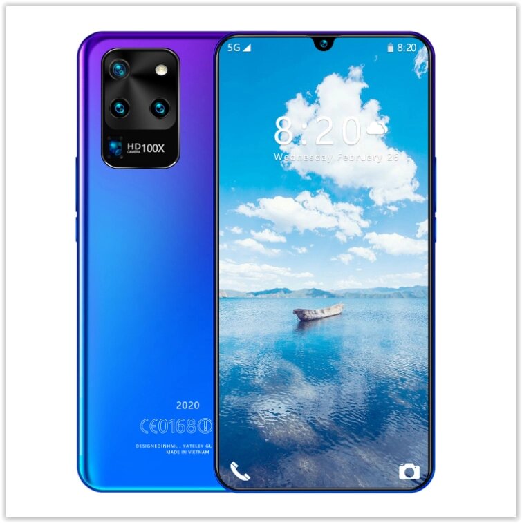 Смартфон S30U синій пам'ять 8 + 512 7,5 величезний екран батарея 6800 від компанії Магазин "Astoria-gold" - фото 1