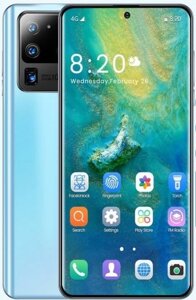 Смартфон S20 Ultra Blue на Android 10 з 6,8-дюймовий екран.