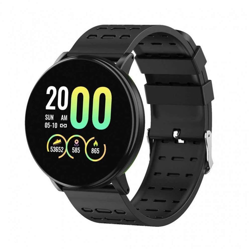 Смартгодинник Smart Watch 119 Plus-фітнес браслет із тонометром, пульсометром і крокоміркою чорні УЦЕНКА!!! від компанії Магазин "Astoria-gold" - фото 1