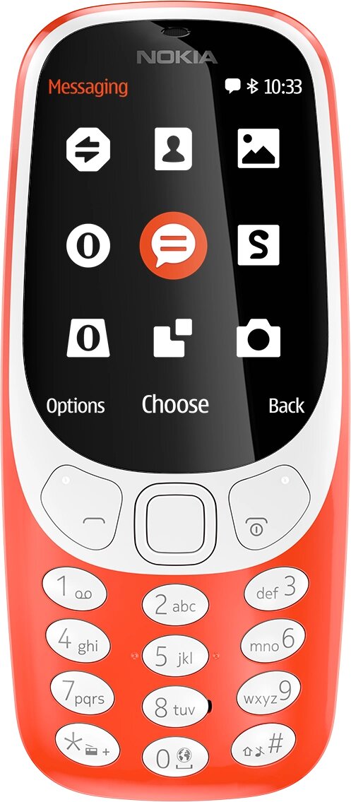 Телефон Nokia 3310 Dual Sim з кольоровим екраном червоний від компанії Магазин "Astoria-gold" - фото 1