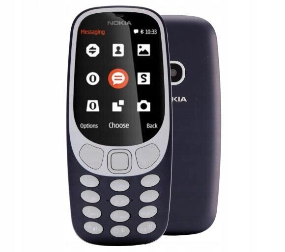 Телефон Nokia 3310 Dual Sim з кольоровим екраном синій від компанії Магазин "Astoria-gold" - фото 1