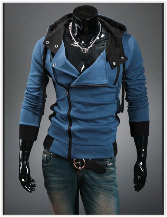 Толстовка, реглан, куртка M-4XL код 9 синя від компанії Магазин "Astoria-gold" - фото 1