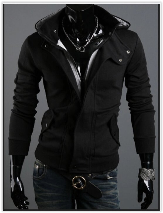 Толстовка, реглан, куртка M, L чорний код 48 від компанії Магазин "Astoria-gold" - фото 1