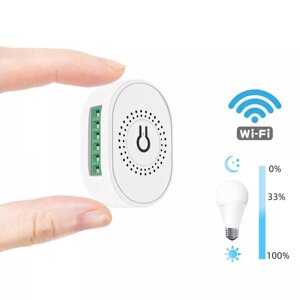 Розумний вимикач світла Tuya DIY Mini Wi-Fi Smart LED-димер перемикач світла